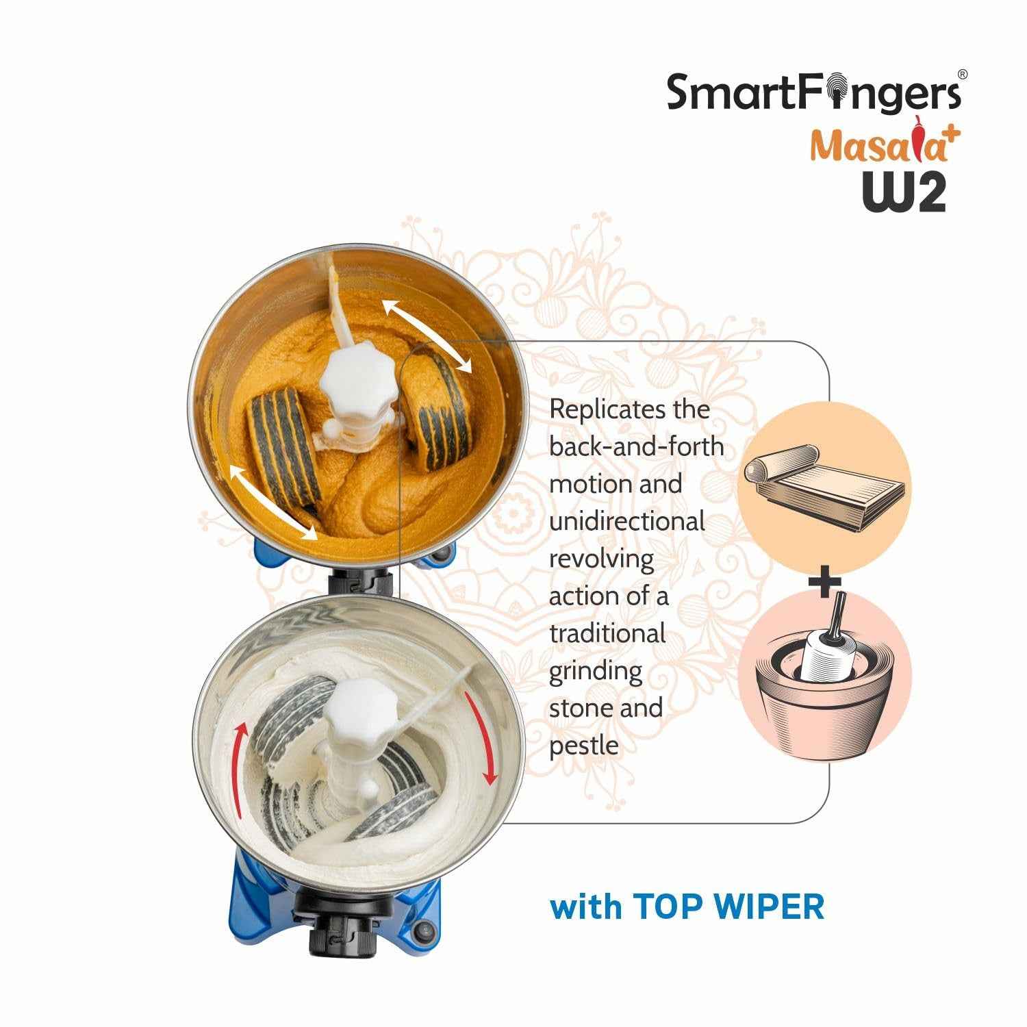 GRINDER MASALA+ ( 110VOLT FOR USA AND CANADA ONLY)
