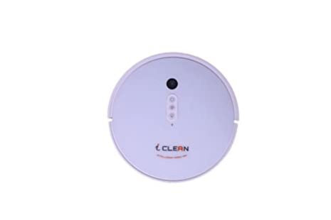 I clean V100 PRO - White Wet and Dry Intelligent Robotic Vacuum Cleaner (Smart App Enabled, Compatible with Google Assistant & Alexa)