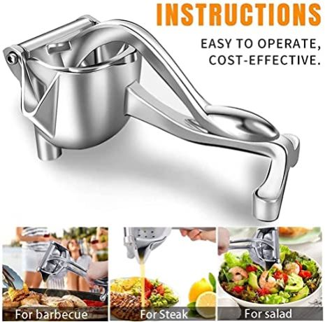 Fruit juicer, juicer, Aluminium Manual Juicer Alloy Fruit Hand Squeezer Heavy Duty Lemon Orange Juicer Manual Fruit Juicer,Fruit Juicer for All Fruits \'Fruit juicer,juicer