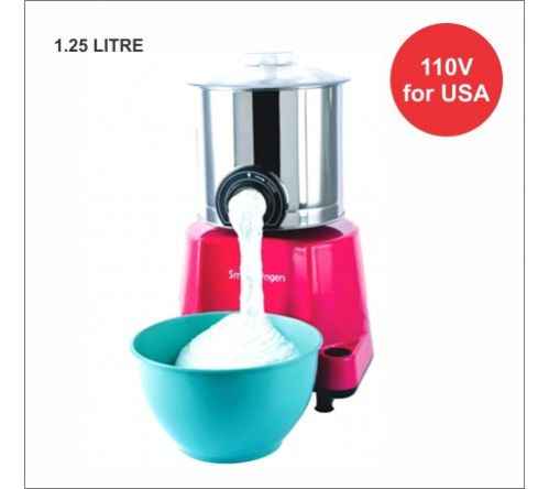 SmartFingers Comfort Plus Table Top Magic Wet Grinder 110V 60hz (1.25 L)
