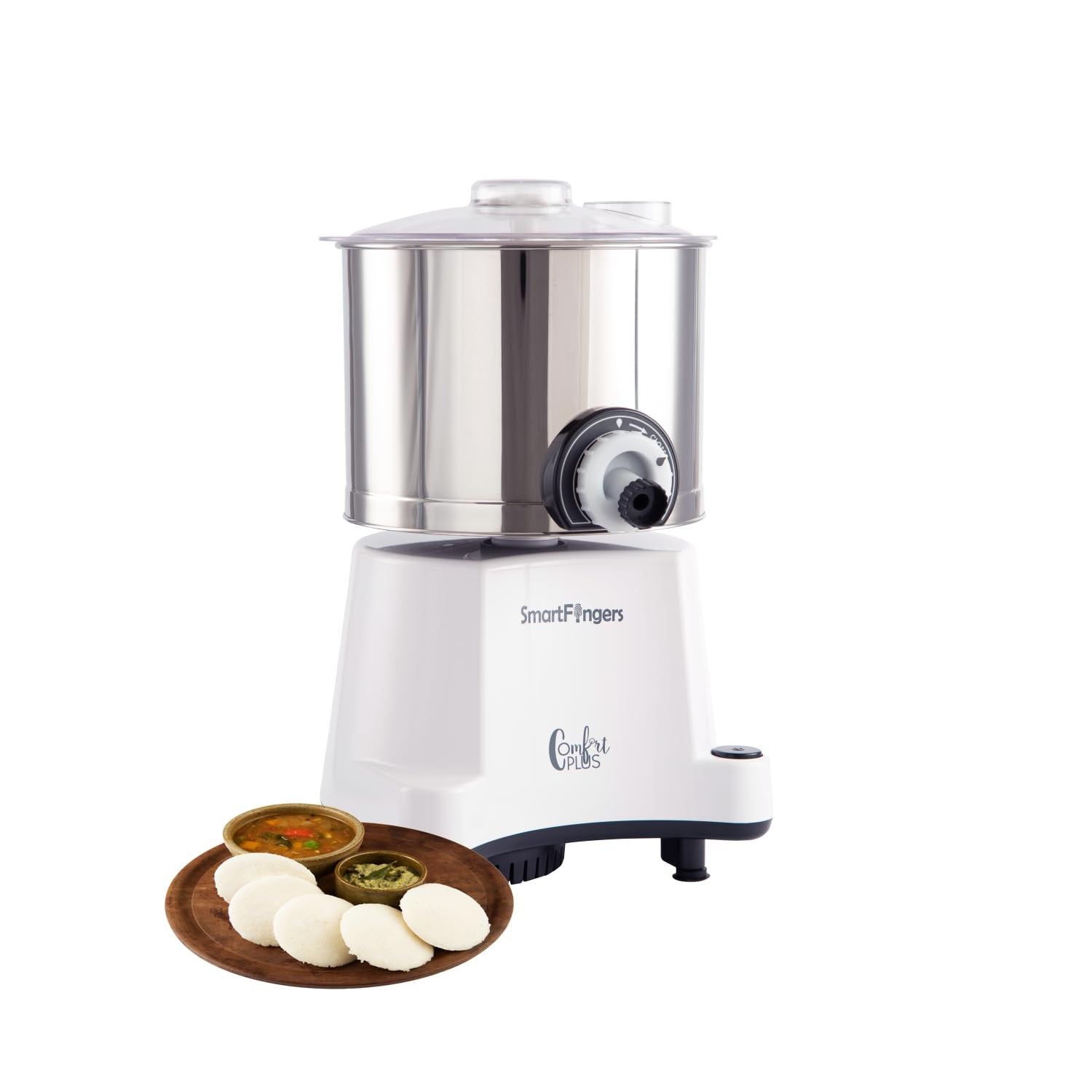 SmartFingers Stainless Steel Comfort Plus Table Top Magic Wet Grinder 110V 60Hz (2 L) For Usa Canada And Japan Only..