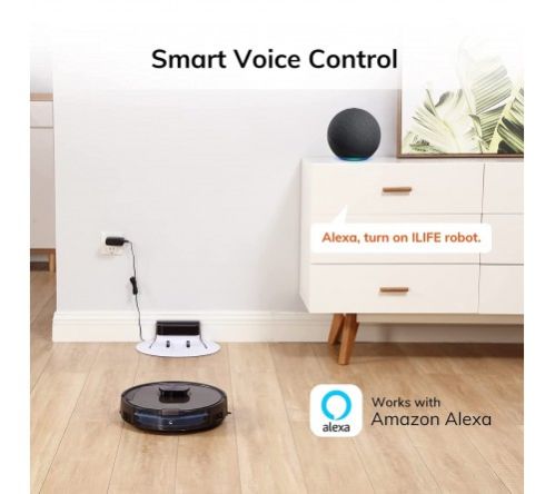 VACCUM CLEANER-DRY & WET LIDAR ROBOT VACUUM, SMART LASER NAVIGATION AND MAPPING,2000PA STRONG SUCTION, WI-FI CONNECTED, MULTIPLE-FLOOR MAPPING,2-IN-1 ROLLER BRUSH