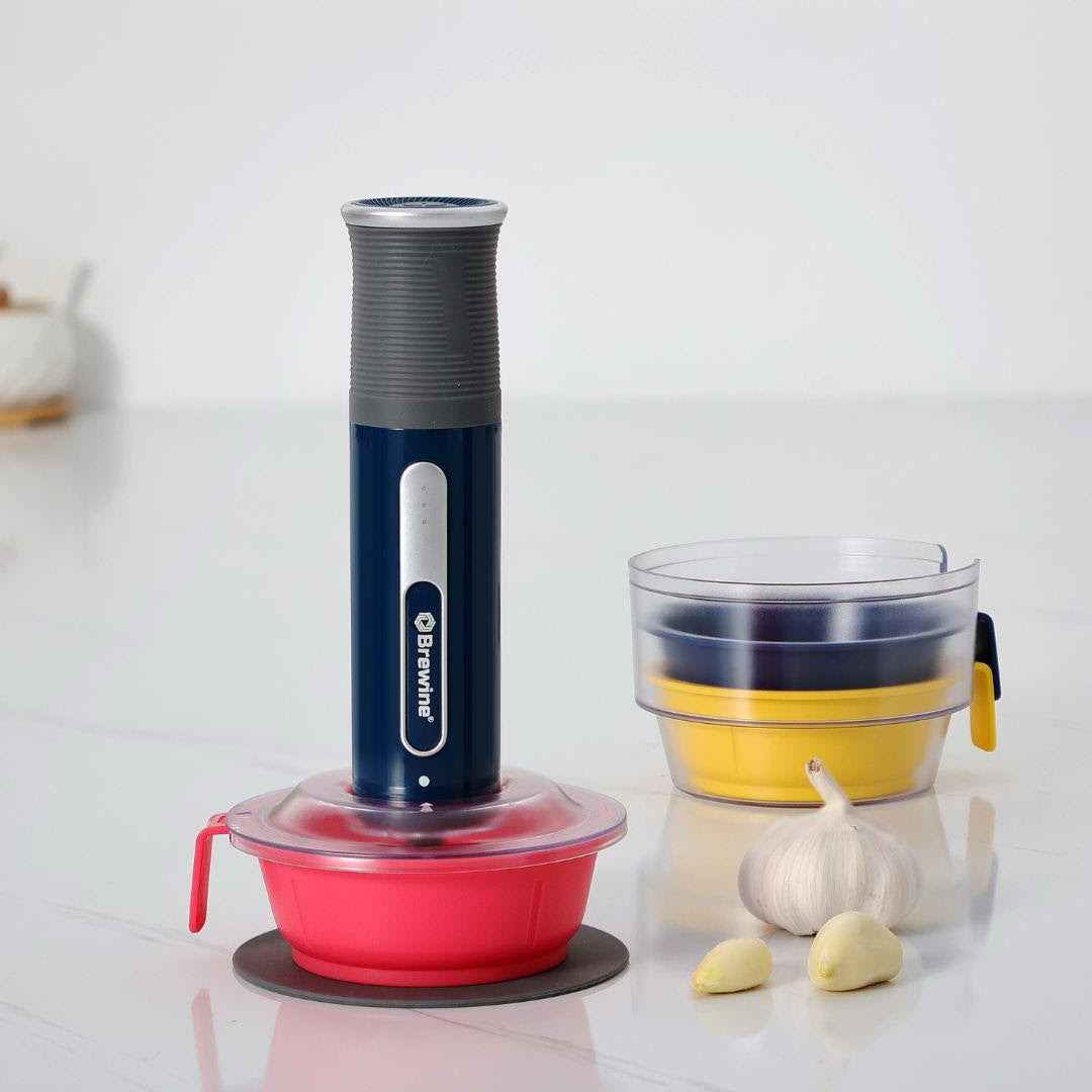 Garlic Peeler & Vegetable Chopper (Rechargeable -USB CORDLESS)