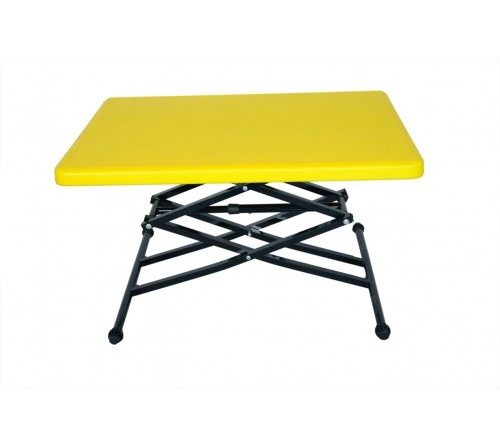 TABLE MATE - HEAVY WEIGHT MULTIPURPOSE TABLE FOR STUDY, OFFICE WORK, HOME USE - YELLOW