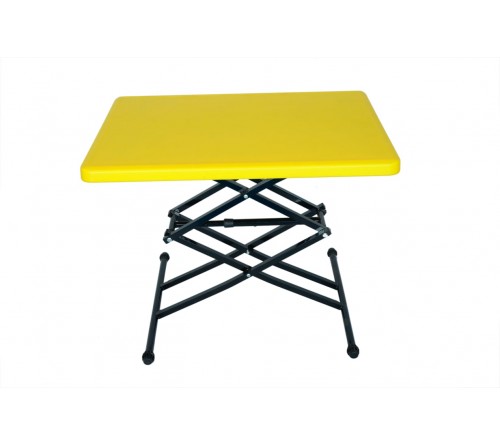 TABLE MATE - HEAVY WEIGHT MULTIPURPOSE TABLE FOR STUDY, OFFICE WORK, HOME USE - YELLOW